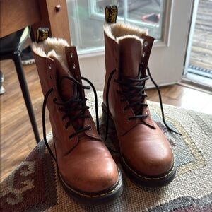 Dr. Martens Brown Lace Up Boots